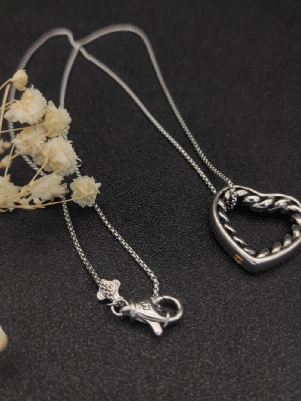 🍩David Yurman 925 Silver Necklaces with Original Pouch